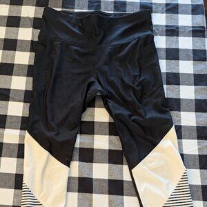 Xersion Women’s Colorblock Striped Leggings - Size L